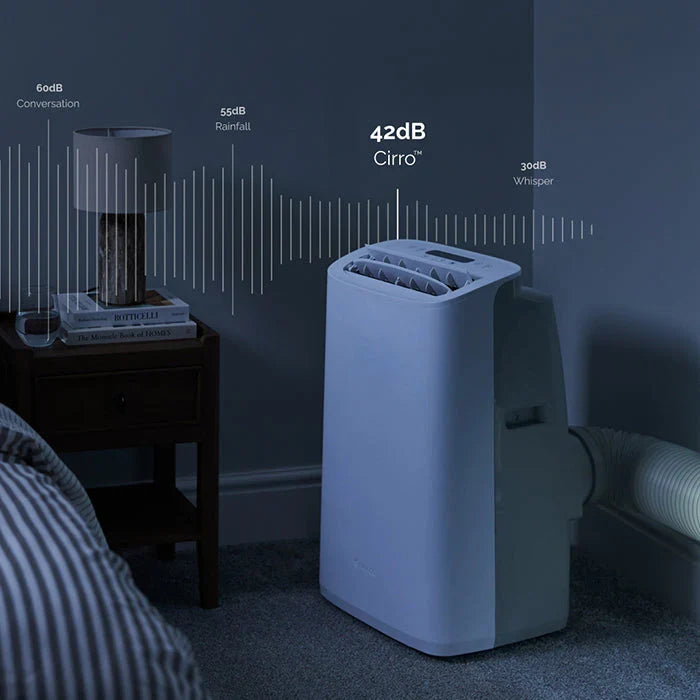 Meaco Cirro+ 16000 BTU Super Quiet Inverter Smart Portable Air Conditioner & Heater